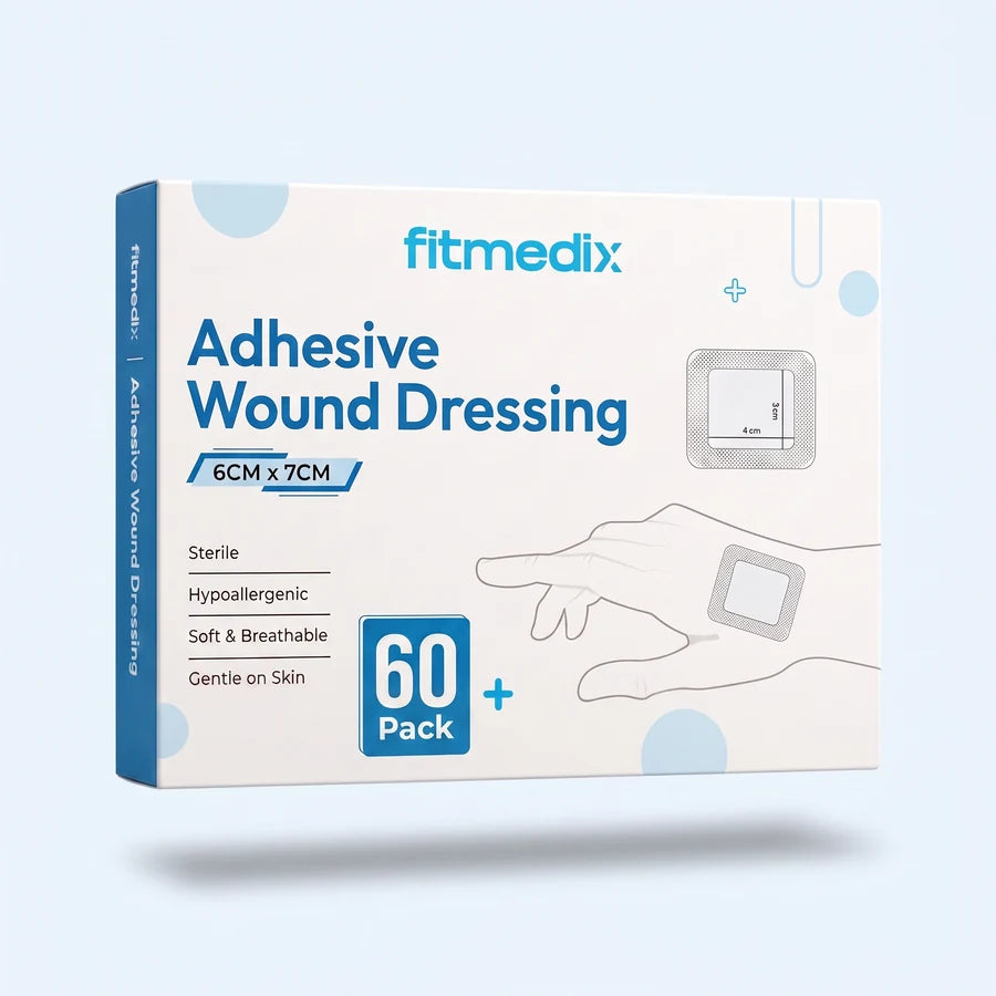 Adhesive Wound Dressing 6 × 7cm · 60 pack